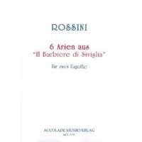 ファゴット二重奏歌劇「セビリアの理髪師」からの6つのアリア／ジョアキーノ・ロッシーニ デュオ輸入楽譜楽譜ならブレーン・オンライン・ショップ