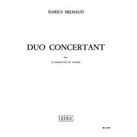 クラリネット＆ピアノデュオ・コンチェルタンテ(協奏的二重奏曲) Op. 351／ダリウス・ミヨー ソロ楽譜ならブレーン・オンライン・ショップ