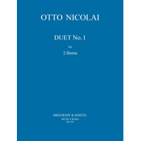 ホルン2重奏2本のホルンのためのデュエット 第1番／オットー・ニコライ 