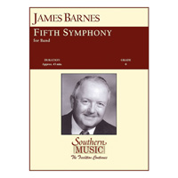 交響曲第5番／ジェームズ・バーンズ 吹奏楽楽譜ならブレーン 