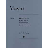 オーボエ＆ピアノ：オーボエ協奏曲ハ長調 KV  314（285d）／ヴォルフガング・アマデウス・モーツァルト（校訂・編集：インゴ・ゴリツキ、ロバート・レヴィン、）【ソロ輸入楽譜】