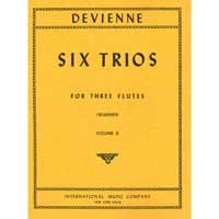 フルート3重奏６つの三重奏曲 第２巻／フランソワ・ドヴィエンヌ(編集：ジョン・ワマー) アンサンブル楽譜ならブレーン・オンライン・ショップ