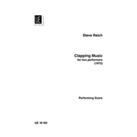 打楽器2重奏クラッピング・ミュージック／スティーヴ・ライヒ デュオ楽譜ならブレーン・オンライン・ショップ